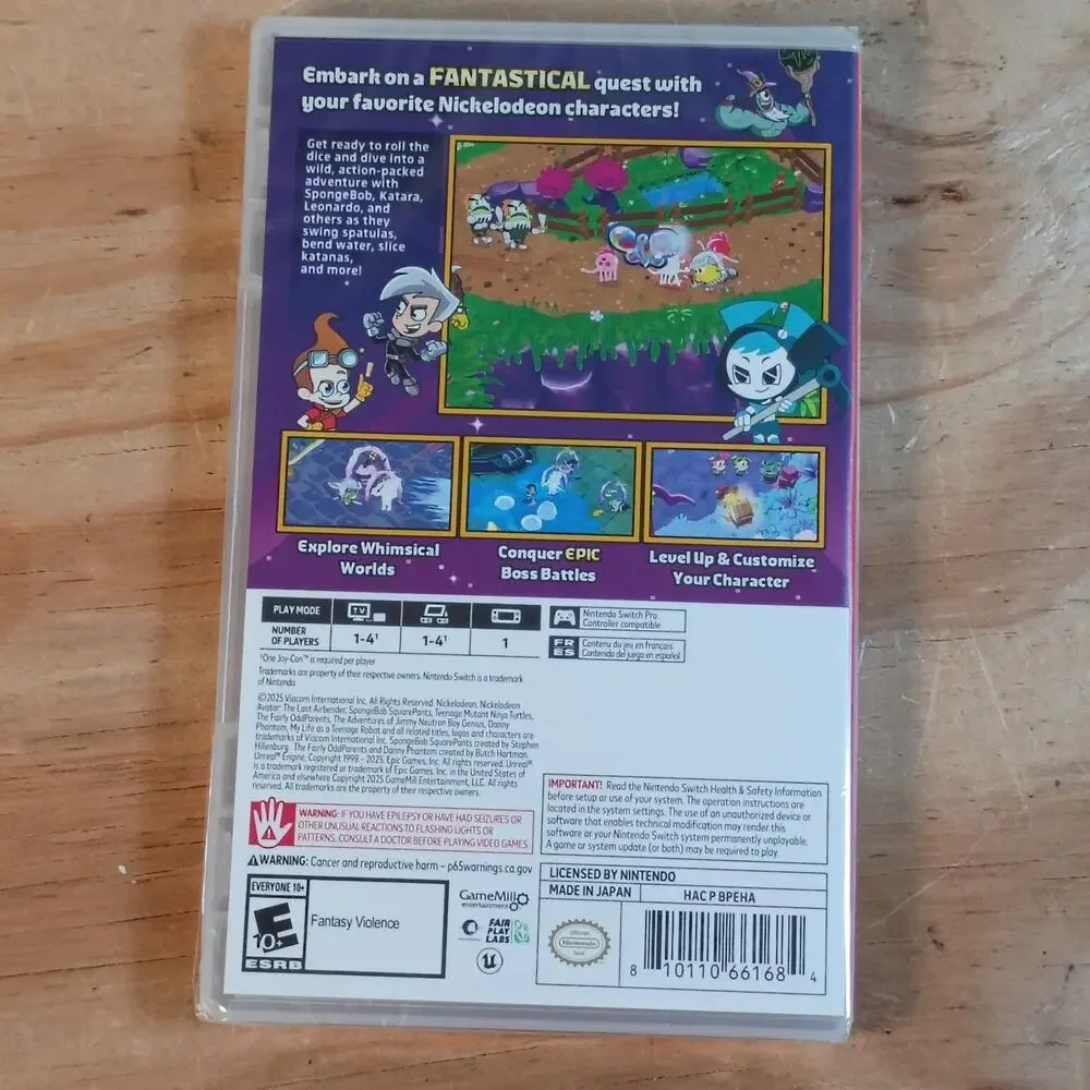 Nicktoons & the Dice of Destiny — Nintendo Switch — Factory Sealed FAST SHIP!